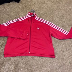*brand new* Adidas reddish pink track jacket